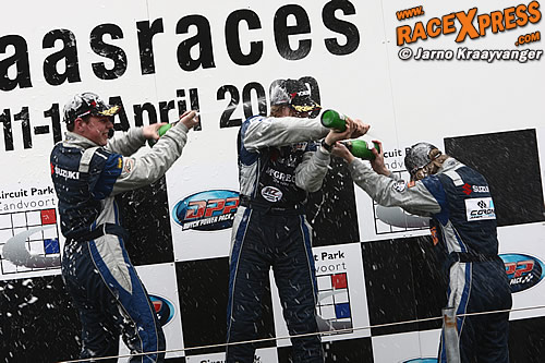 Podium na de race